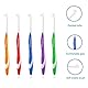 Sufune 5 Stück Tuft Zahnbürste Einbüschelbürste Getuftet Bürste Weich Büschelzahnbürste Kleine Zahnbürste Tuft Toothbrush Zwischenräum Zahnbürste Zahnlücke Bürste für Zahnspange