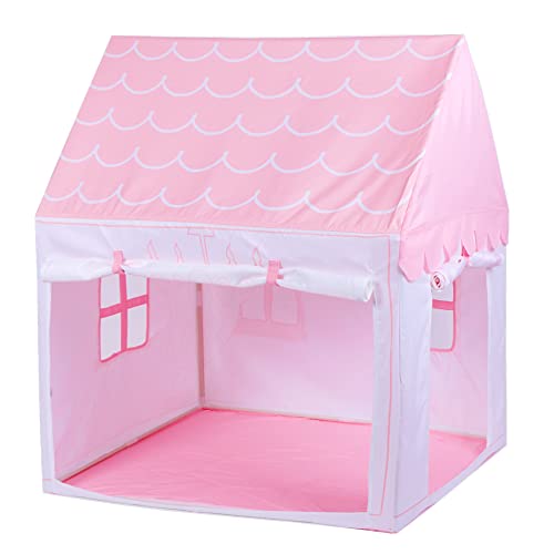 Benebomo Tienda campaña Infantil,Tienda de campaña para niños,casa de niños de Interior,Tienda campaña niños,Casa de Juegos para bebés y niños(Rosa) Cover