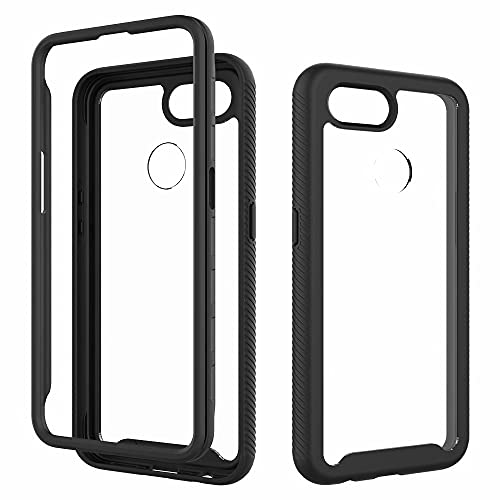 360 Totally Proteltion Case for OnePlus Nord N10 5G Heavy Duty Hybrid 3 in 1 Rugged Shockproof Black Transparent Slim Fit Hard PC Back and TPU Bumper Protective Cover
