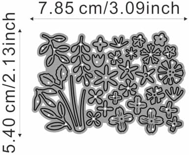DzIxY Patchwork Flowers Leaf Metal Cutting Dies for Card Making Kit Embossing Paper Die Cuts Set Scrapbook Stencils Supplies Machine Templates