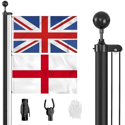 ZMTECH 20FT Black Flag Pole Kit Cover