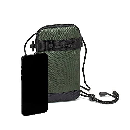 Manfrotto Street Pouch, Smartphone Schoudertas, Smartphone Accessoires, Telefoonhoes, met Schouderriem, voor Smartphone met Scherm tot 6.8 Inches, Kleur Groen - Image 5