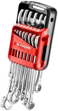 FACOM -Juego de 14 llaves combinadas, llaves métricas mixtas, dim...