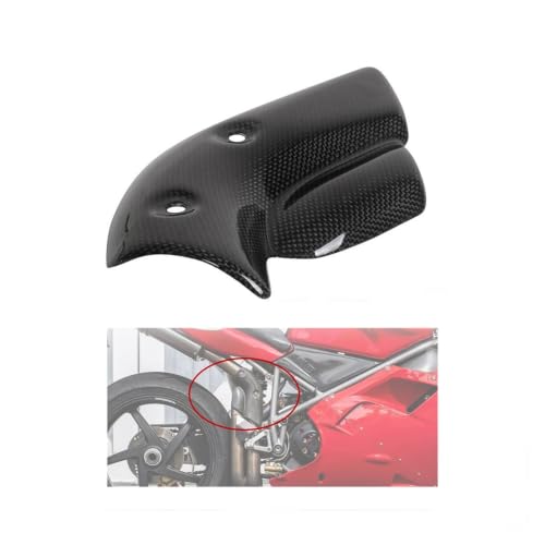 Protection talon carbone Ducati 996 protège échappement des bottes