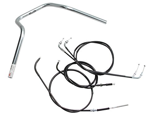 ハリケーン ハンドルセット ナロー 4型 クロームメッキ H711-048C