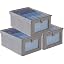 Grey - 3pcs With Lids
