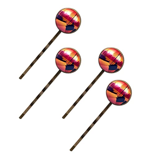Épingles à cheveux bateau pour femme : lot de 4 barrettes silhouettes maritimes