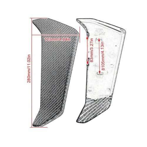 Carénage de radiateur MT-09 pour remplacer vos écopes cassées