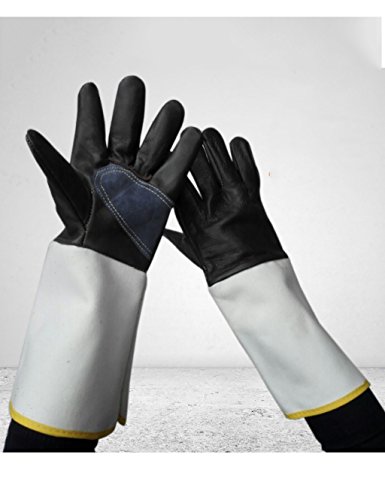 Preisvergleich Produktbild LHP Shoutao Canvas Handschuhe Schweißhandschuhe Welding Wear Handschuhe Labor Versicherung Handschuhe Anti - Rutsch Verdickung Handschuhe