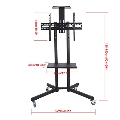 Soporte universal móvil para TV ajustable 32-65" miniatura 3