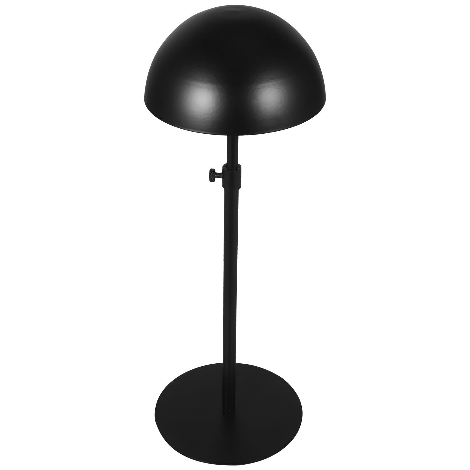 Porte-chapeau en acier inoxydable noir réglable casquette magasin domicile