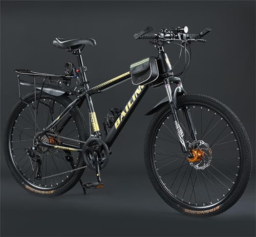 24/26�C���` 21�i�ϑ� �}�E���e���o�C�N ���]�� �I�t���[�h �j�����p ��l�p �y�� �f�B�X�N�u���[�L �ϑ� �l�C���w�� ���N�p �y�� �Ռ��z�� ���]�� (�u���b�N�S�[���h�X�|�[�N�z�C�[���V���b�N�A�u�\�[�o�[,26�C���`21��)