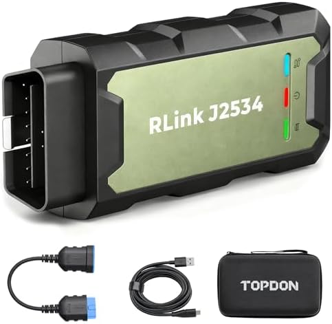 TOPDON RLink J2534 Reprogramming Tool, High-Speed J2534 Pass-Thru...