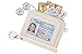 Women Slim Rfid Blocking Credit Card Case Holder Wristlet Zip ID Case Wallet Small Compact Leather Wallet Coin Purse with Keychain (Beige)