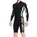 RNXRZANK Men 1.5mm Wetsuit Shorty Shorts Front Zip for Cold Water Surfing Adults, XL