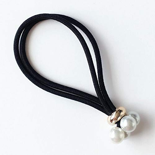 TOUSHI Accesorios Cabello 1 Unid Moda Coreana Pelo Cuerda Perla Retro Elegante Pequeña Fragancia Cabello Temperamento Accesorios para El Cabello Niñas Regalo Boutique De Mujer