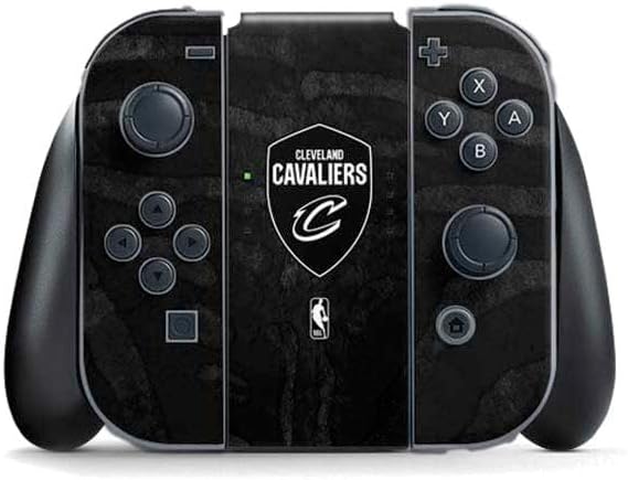 Skinit Decal Gaming Skin Compatible with Nintendo Switch (2017-2021) Joy-Con Controller - Officially Licensed NBA Cleveland Cavaliers Distressed Design
