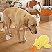 Dimvida Quack Duck Dog Toy, Indestructible Durable The Mellow Dog Calming Duck Dog Toy, Yellow Stuffed Duck Dog Chew Toys for Dogs Indoor Puppy (Yellow)