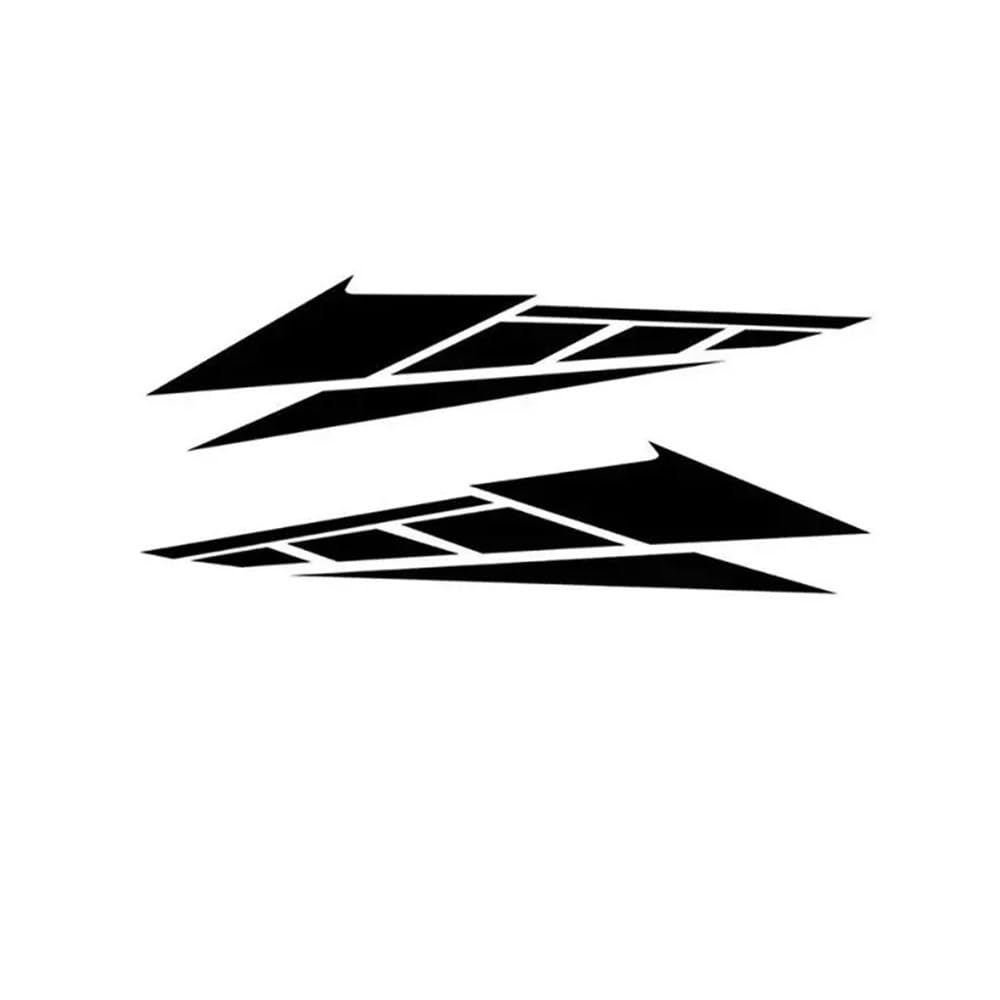 Gas Fuel Tank Pad 1 Pair Reflective Motorcycle Tail Box Decals Anti-Scratch Motorbike Car Decorative Stickers 20cm*4.7cm