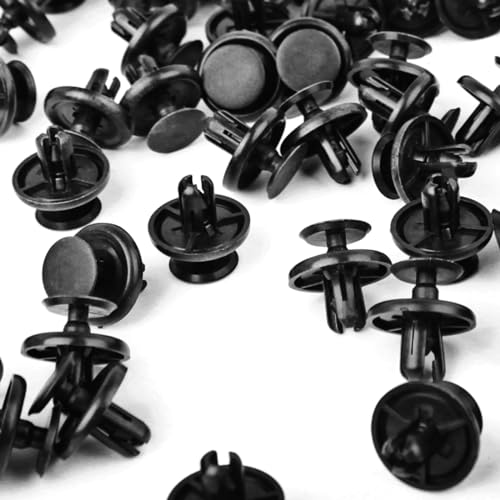 Image of UNIGT 120 pcs Engine Under Cover Push-Type Retainer Clips Compatible with Toyota Lexus Camry Corolla Body Clips Replace 90467-07201 with Tool