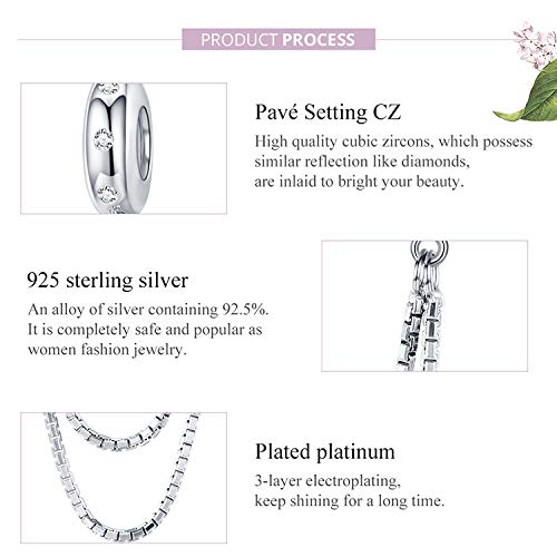 Cadena de seguridad de plata 925 para pulsera de mujer 3