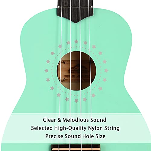 EastRock Ukulélé Soprano Débutants, Hawaïen Ukulele 21 pouces pour Enfant, Yukulele de Kit avec sac Sangle Médiators… - Les Beatles, Paul McCartney, John Lennon, RIngo Starr, George Harrison EastRock Ukulélé Soprano Débutants, Hawaïen Ukulele 21 pouces pour Enfant, Yukulele de Kit avec sac Sangle Médiators… – Image 3
