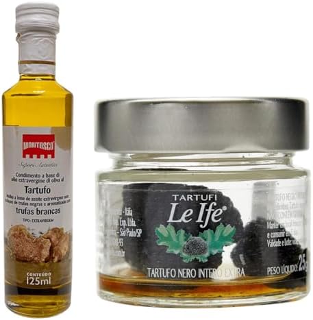 COMBO AZEITE TRUFA NEGRA 100ML MONTOSCO + TRUFA TARTUFO NEGRO INT...