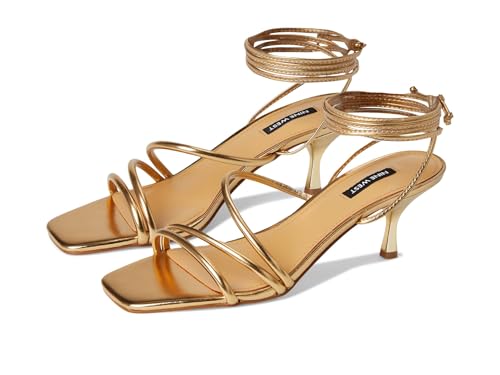 Sandale à Talon NINE WEST Hendy Or 710 Taille 37.5 EU pour Femme