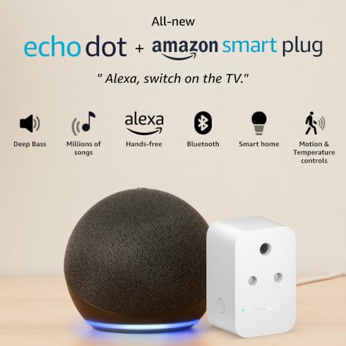 Image of Amazon Echo Dot (5th Gen) | Smart speaker with Bigger sound, Motion Detection, Temperature Sensor, A