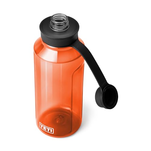 Image of YETI Yonder Water Bottle with Yonder Tether Cap, Lightweight, Leakproof and BPA-Free
