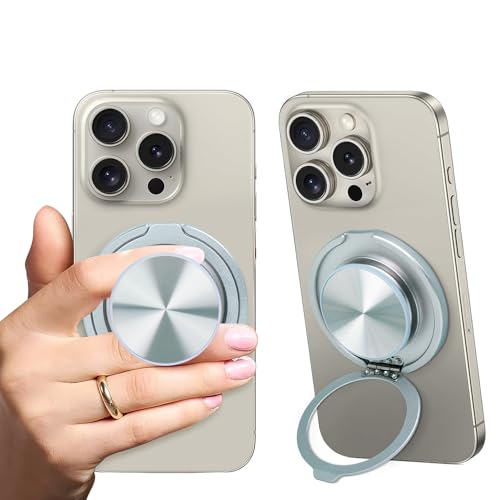 3D MAGIC Phone Grip with 360° Kickstand, Magnetic Phone Stand