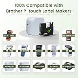Tze231 Replace for Brother Label Printer Tape Brother Tze-231 12mm 0.47 PTouch Label Maker Black on White Tape Laminated Compatible with Brothers PTH100/101/110/200 D210/410/710bt/610bt E110/550W - Image 6