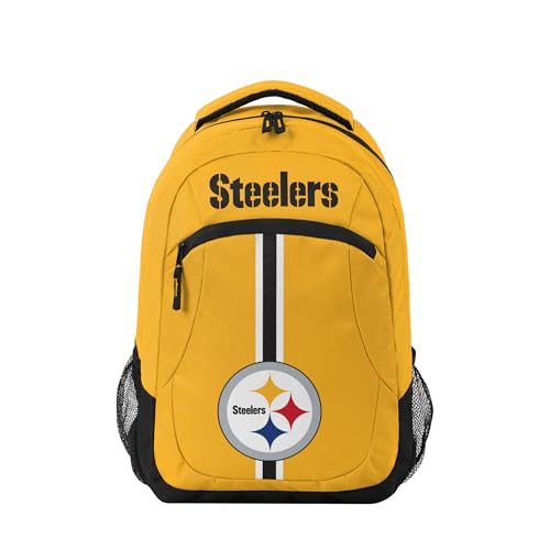 Image of FOCO Pittsburgh Steelers NFL Alternate Color Action Backpack - Yellow
