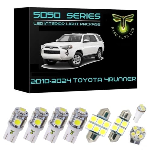 Kit interior de luces LED blancas para Toyota 4Runner 2010-2024 miniatura 1