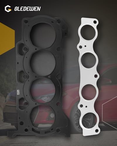 Image of Head Gasket Set 1.8 L, Timing Chain Kit, Fit for 09-16 Toyota Corolla | Compatible with 08-14 Toyota Scion xD, 09-14 Toyota Matrix, w / Water Pump, MLS Engine Gasket, Cylinder Head, HS26515PT