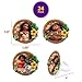 DecoPac Disney Moana 2 Rings, 24 Cupcake Decorations Featuring Disney's Moana, Maui, Simea, & Pua - 24 Pack