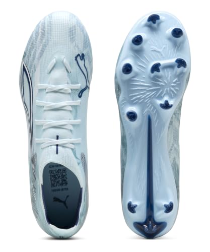 PUMA Ultra 6 Match FG/AG Showtime blauweiss, 42,5 Unisex – Ansicht 4