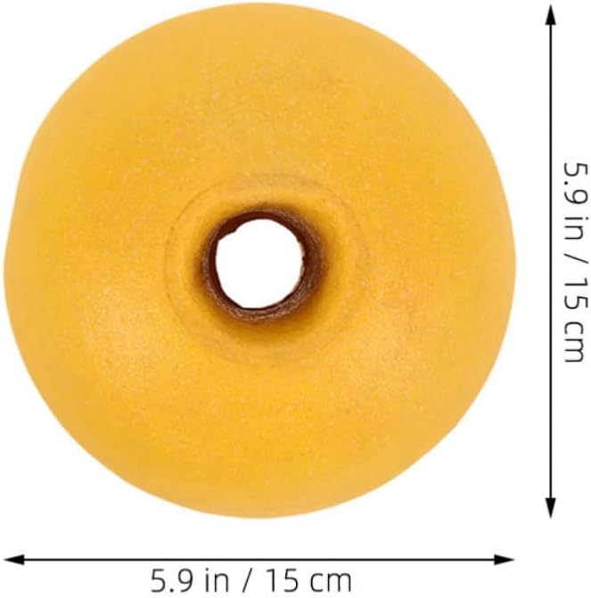 4pcs Foam Floating Marker Buoys for Yachts and Kayaks, High Buoyancy Design Quick Installation Mechanism, Yellow Rope Floats for Fishing and Marine Safety in Water Conditions
