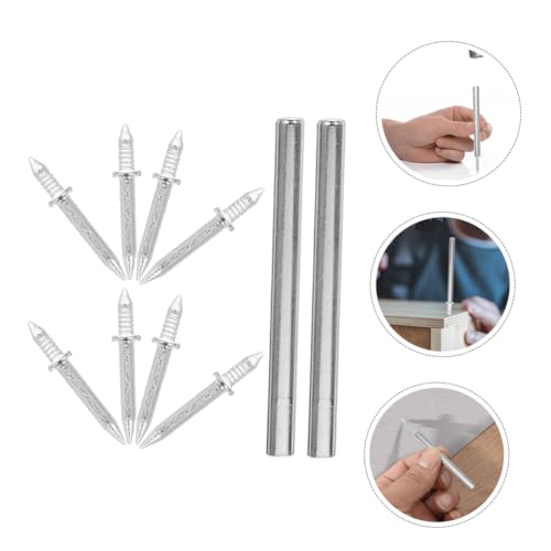Angoily 200pcs Clavos invisibles sin costura para moldura, con diseño sin rastros y mangas fáciles de usar para decoración de paredes y hogar miniatura 7