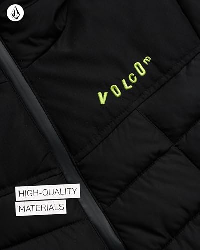 Volcom Boys' Puffer Jacket - Glacier Shield Quilted Winter Jacket With Hood - Insulated Outerwear Jackets For Boys thumb #4