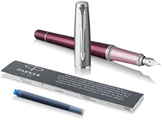 Parker Urban Fountain Pen, Premium Aureate Powder with Fine Nib and Blue Ink Refill, 1931571