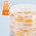 YIGECHENXIN 220V 110V Food Dehydrator Machine, Small with 5 Stackable Trays Adjustable Temperature Fruit Vegetable Meat Dryer Easy to Store Applicable to Nuts,110V
