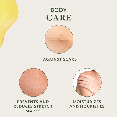 Organic Rosehip Oil 100ml - Multi-use Anti Aging Essential Oil with Vitamin C A E - Face Oil Hair Growth Oil Body Oil Nails and Cuticles Oil - For a Healthy Skin Care Routine - Vegan - Satin Naturel