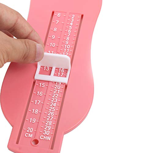 Milisten Kids Foot Measurement Device Professional Shoe Sizer Foot Measuring Gauge For Buying Shoes Size Measuring Chart Foot Gauge Pink #TOP3