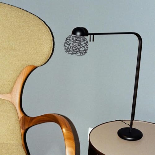 Image of Totority Black Metal Wire Lamp Shade - Decorative Hollow Out Lamp Cover for Pendant Light, Table and Ceiling Light - 3.93 X 3.93 X 3.14 Inches