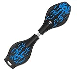 RipStik Caster Board Skateboard, Compact and Lightweight rip Stick Skateboard with 360-degree Casters and Illuminating Wheels for More Excitement, Durable Twistboard for Teenagers and Adults (A)