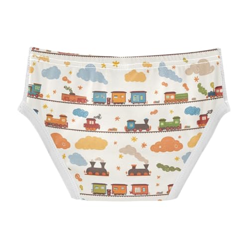KLL Funny Steam Train Baby Boys Pure Cotton Briefs Underwear Cute Children Panties2