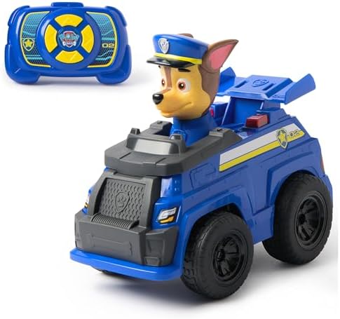 PAW PATROL Chases uzaktan kumandalı polis arabası, ışık efektli, yakl. 25 cm, uzaktan kumanda ile kolay kontrol, RC araba 3 yaşından büyük çocuklar için - Görsel 1