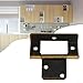 Retro Cabinet Hinge for Cupboard Doors, Iron Folding Hinge with Vintage Style, for Easy Install for Durable Hardware for Small Cabinet and Cupboard, Ancient Bronze(Ancient Bronze)