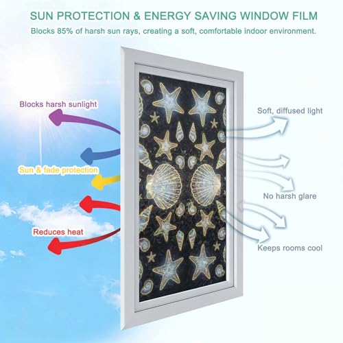 Vinilo decorativo para ventana Rainbow 17.7 x 78.7 pulgadas miniatura 5